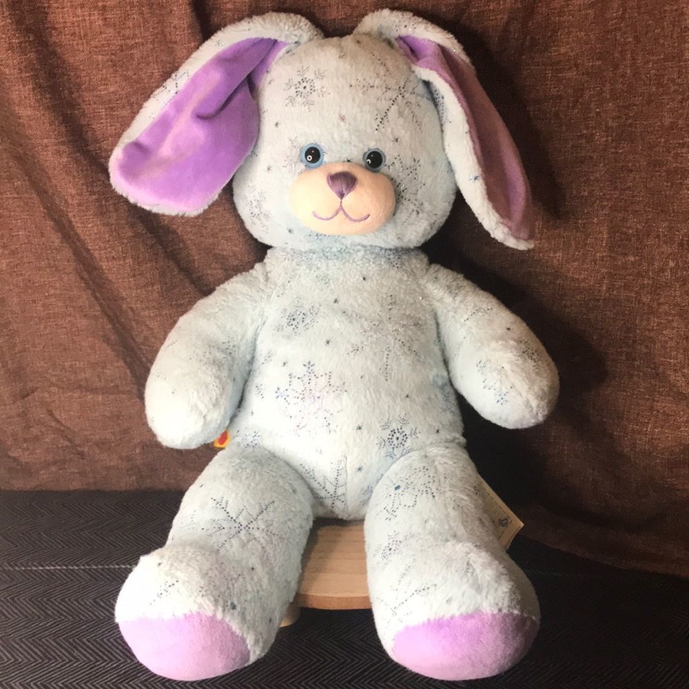Build-A-Bear Blue Snowflake Bunny 